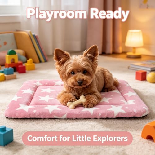 Dog Bed Mat, Reversible & Ultra Soft Kennel Pad-Machine Washable Pet Bed - Image 2