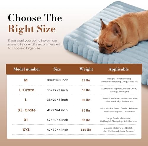 Large Orthopedic Dog Crate Bed - Image 6