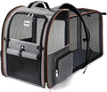 Cat Carrier Backpack, Expandable Pet Carrier by LEKEBOBOR