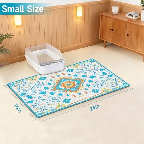 Cat Litter Mat, Traps 100% Litter, Non-Slip Kitty Litter Trapping mats - Image 7