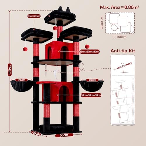 Globlazer Big XL Gothic Cat Tower - Image 6