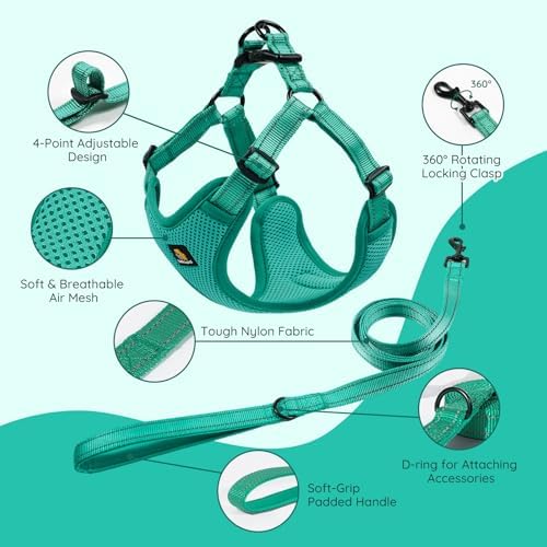 BELLA & PAL Adjustable Step-in Dog Harness, Puppy No-Pull Vest - Image 3