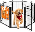32 Inch Dog Playpen, 8-Panel Metal Pet Exercise Pen by FreePet