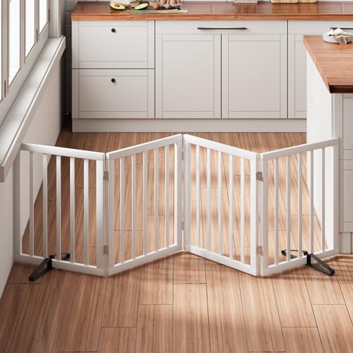 37-74" Wide Dog Gate 4 Panel Dog Gates - Image 2