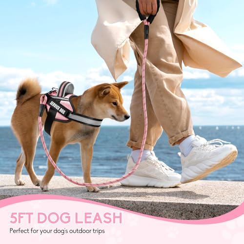 Service Dog Vest Harness and Leash Set, Animire in Training Dog Harness - Image 4