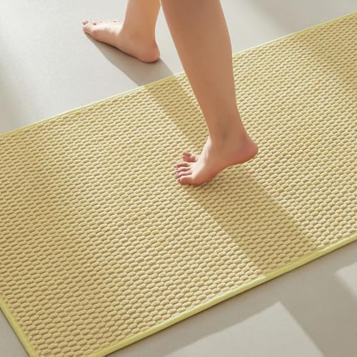 TYUU Bathroom Runner Rug, Long Bath Mat Washable Thin Quick Dry Low Pile by TYUU
