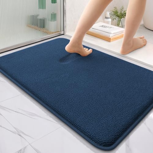 OLANLY Thick Memory Foam Bathroom Rugs 36x24, Soft Absorbent Bath Mat by OLANLY