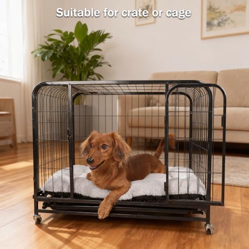 Dog Crate Pad 30 x 19 for Medium Size Dogs, Super Soft & Plushy Puppy Bed - Image 3