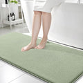 OLANLY Memory Foam Bathroom Runner Rugs 59x24, Long Bath Mats, Sage Green by OLANLY