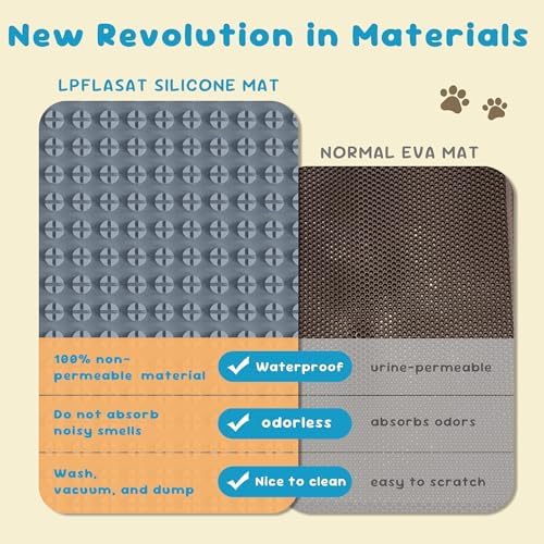 Cat Litter Mat, Silicone Litter Trapping Mat - Image 3