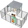 FXW Rollick Dog Playpen with Sun Shade, 16 Panels by FXW