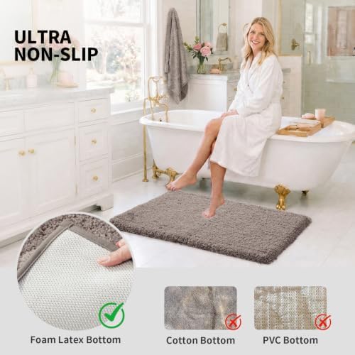 ILANGO Bathroom Rugs 60" × 24", Extra Soft Absorbent Microfiber Bath Rugs - Image 6