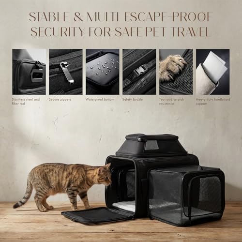 Top-Side Expandable Pet Carrier, Treat Window - Image 6