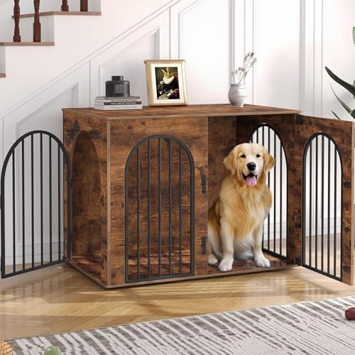 Hzuaneri 44.1'' Dog Crate Furniture, Dog Kennel Indoor by Hzuaneri