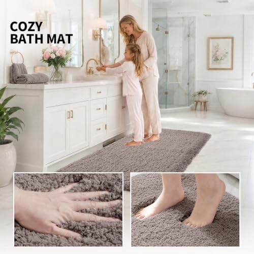 ILANGO Bathroom Rugs 36" × 24", Extra Soft Absorbent Microfiber Bath Rugs - Image 5