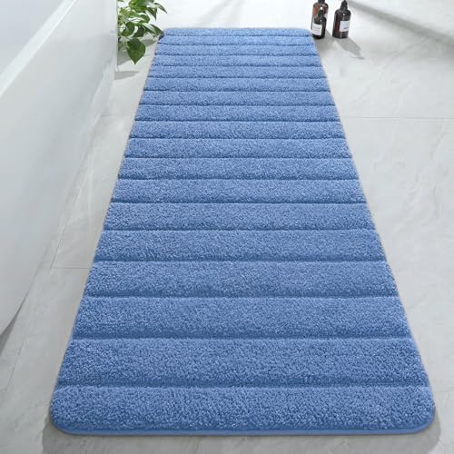 AROGAN Luxury Long Bathroom Runner Rugs 24x72 Inch Bath Rug Non Slip by AROGANAREARUG
