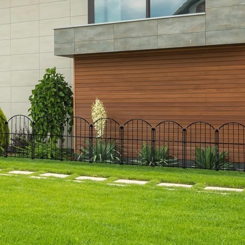 Decorative Garden Fence, 17in x 30ft No Dig Fence - Image 6