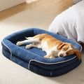 Bedsure 360°Oval Bolster Orthopedic Dog Beds Large Sized Dog by BEDSURE