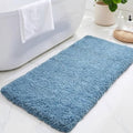ILANGO Bathroom Rugs 48" × 24", Extra Soft Absorbent Microfiber Bath Rugs by ILANGO