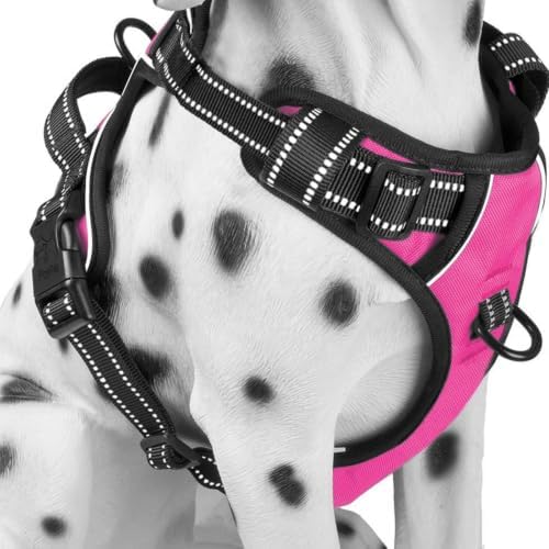 PoyPet No Pull Dog Harness Medium, Reflective Vest by PoyPet