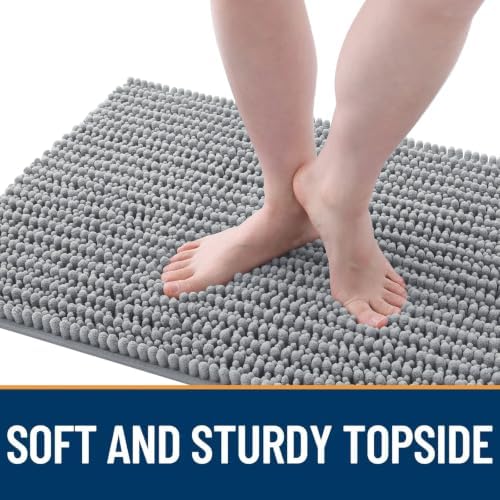 OLANLY Dog Door Mat for Muddy Paws 59x35, Ultra-Absorbent Chenille Mud Mat - Image 3