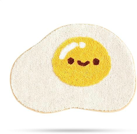 Molesun Egg Bath Mat 16x24, Soft Absorbent Microfiber Bath Rugs by Molesun