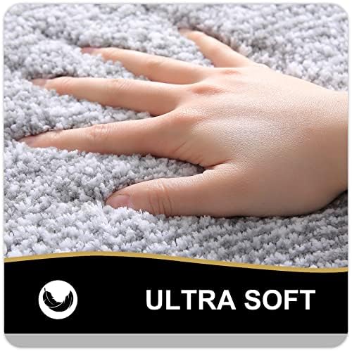OLANLY Small Bathroom Rugs 24x16, Soft Absorbent Microfiber Bath Rugs - Image 3