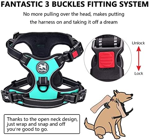 PoyPet No Pull Dog Harness Medium - Image 4