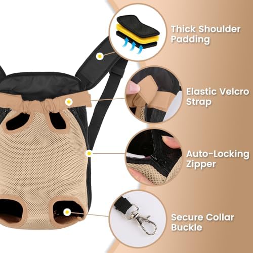 Mosago Dog Backpack Carrier, Front Chest Carrier - Image 5