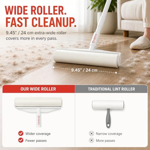 Long Handle Extra Sticky Large Lint Roller - Image 6