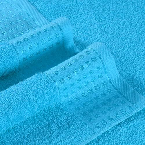 GLAMBURG 100% Cotton 2 Pack Oversized Bath Towel Set 28x55 Inches, Ultra Soft - Image 2