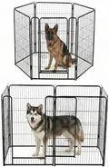 NEWBULIG Dog Playpen Indoor 40 Inch 6 Panels, Metal Outdoor Dog Fence Pen by NEWBULIG