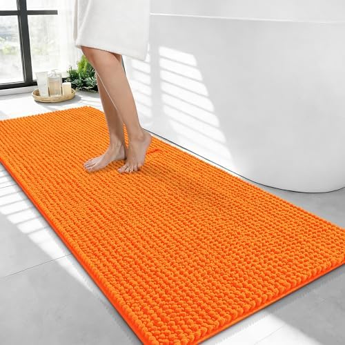OLANLY Thick Chenille Bathroom Runner Rugs Mats 44x24 by OLANLY