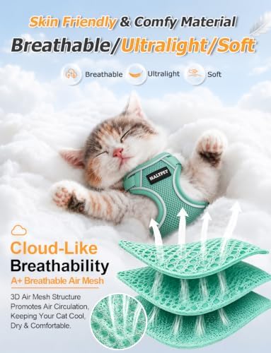 Cat Harness and Leash Set, Escape Proof Kitten Harness - Image 6