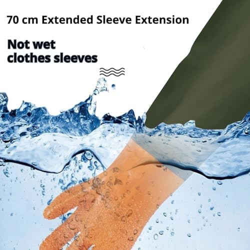 YOFANG 27.6" Extra Long Pet Grooming Bathing Gloves - Image 7