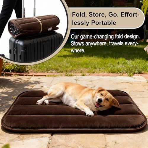 pobopobo Dog Crate Pad, Ultra Soft & Anti-Slip Kennel Mat, Secure Fit - Image 5