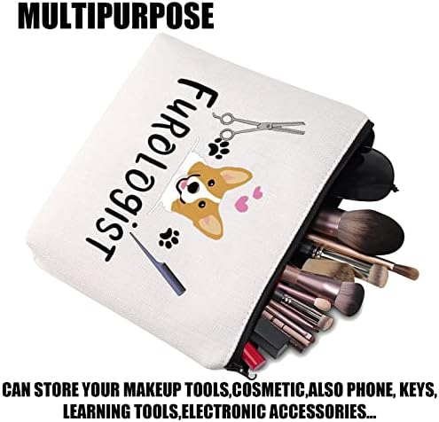 JYTAPP Furologist Funny Puppy Stylist Cute Dog Groomer Cosmetic Bag Dog Groomer - Image 3