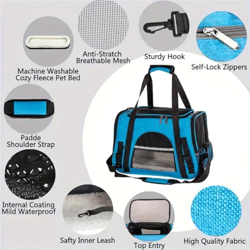 Cat Carrier Bag, Airline Approved Soft Carrier - Image 3