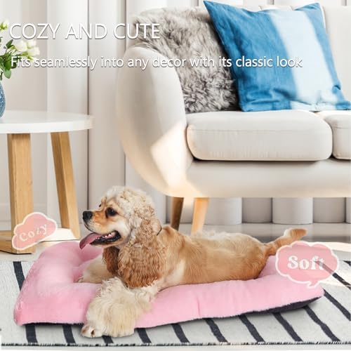 36 Inch Dog Crate Pad Washable, Ultra Soft Cute Dog Crate Bed 36 x 24 - Image 2