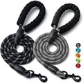2 Pack Dog Leash, Heavy Duty Nylon Rope Pet Leashes by BOOMIBOO