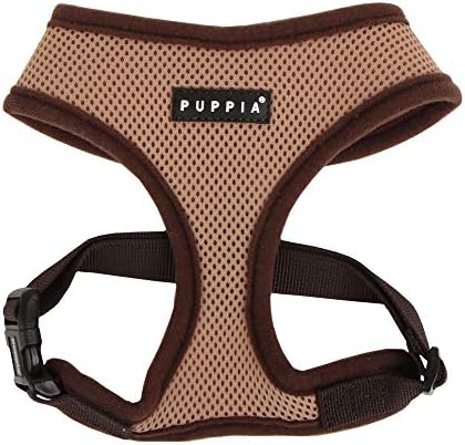 Puppia Soft Dog Harness No Choke Over-The-Head Triple Layered Breathable Mesh by PUPPIA