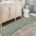 H.VERSAILTEX Bathroom Rugs Bath Rug Set 2 Piece Bathroom Contour Rug Toilet Mat by HVERSAILTEX