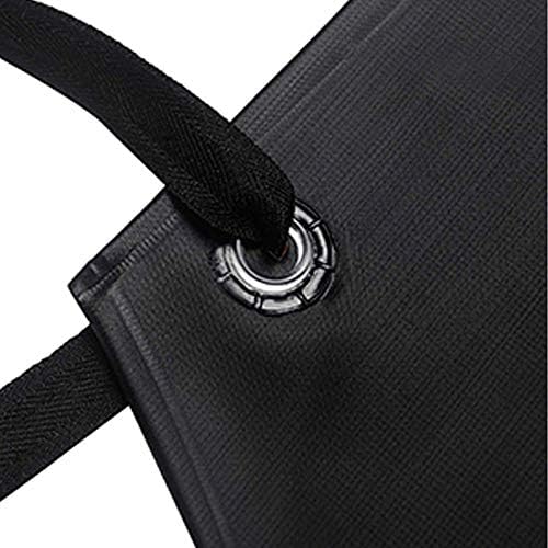 Lchkrep Men's Waterproof Apron Black, Lightweight Vinyl Aprons Rubber Apron - Image 5