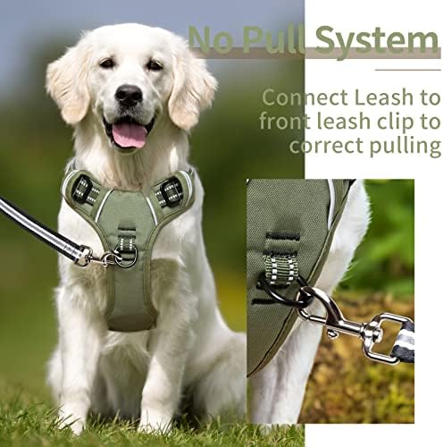 HEELE Dog Harness, No Pull Adjustable Padded Reflective Harness - Image 4