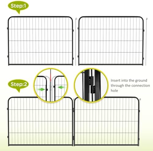 BestPet | Dog Playpen | 24", 6 Panels | Heavy Duty Metal Pet Exercise Pen - Image 5