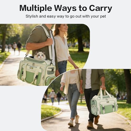Airline Approved Cat Carrier for Small Dogs – Soft-Sided Travel Pet Carrier - Image 6