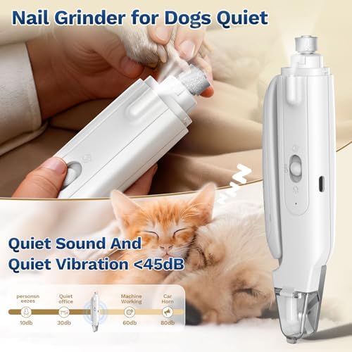 2-in-1 Dog Nail Clippers ＆ Grinder: Rechargeable Pet Trimmer - Image 4