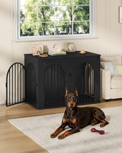 Hzuaneri 46.5'' Dog Crate Furniture, Dog Kennel Indoor - Image 3