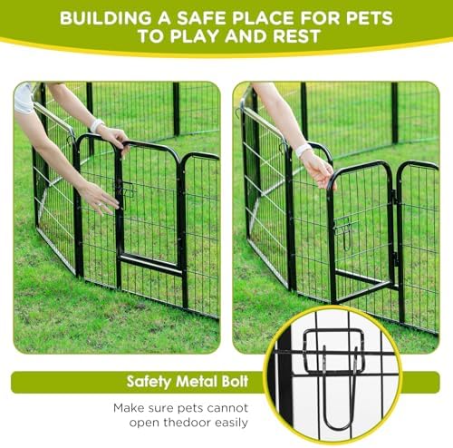 BestPet | Dog Playpen | 24", 12 Panels | Heavy Duty Metal Pet Exercise Pen - Image 3
