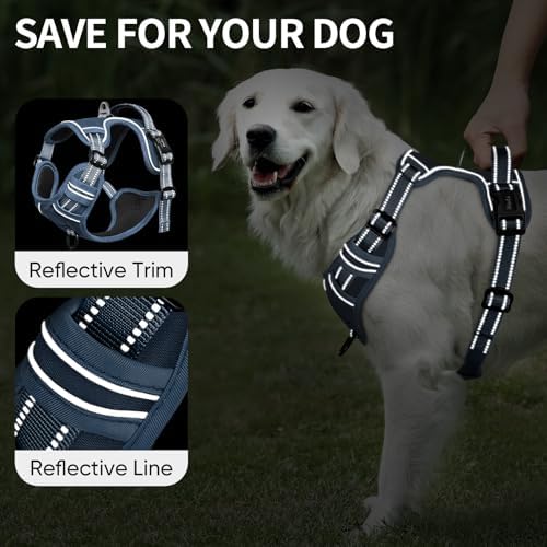 HEELE Dog Harness for Large Dogs No Pull Dog Vest Harness for Large Dog - Image 4